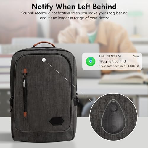 lulaven Utag GPS Tracker for Kids Hidden 1 Pack,Bluetooth Tracker Works with Apple Find My (iOS only),Waterproof, Lost Mode,No Monthly Fee,Suitable for Children,Elderly,Pets,Backpack(Black) - Image 3