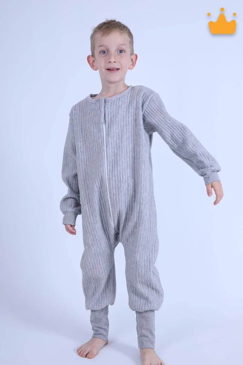 بيجيسا 2-8 Years 1.5 Tog Quilted Kids Sleeping Bag Unisex Long Sleeve Sleeping Bag