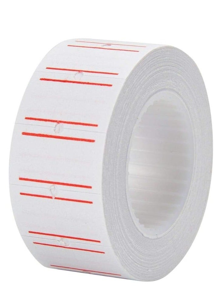 Terabyte 10 لفات 10000 قطعة ملصقات سعر بيضاء لعلامات التسعير لـ Mx-5500 - Image 2