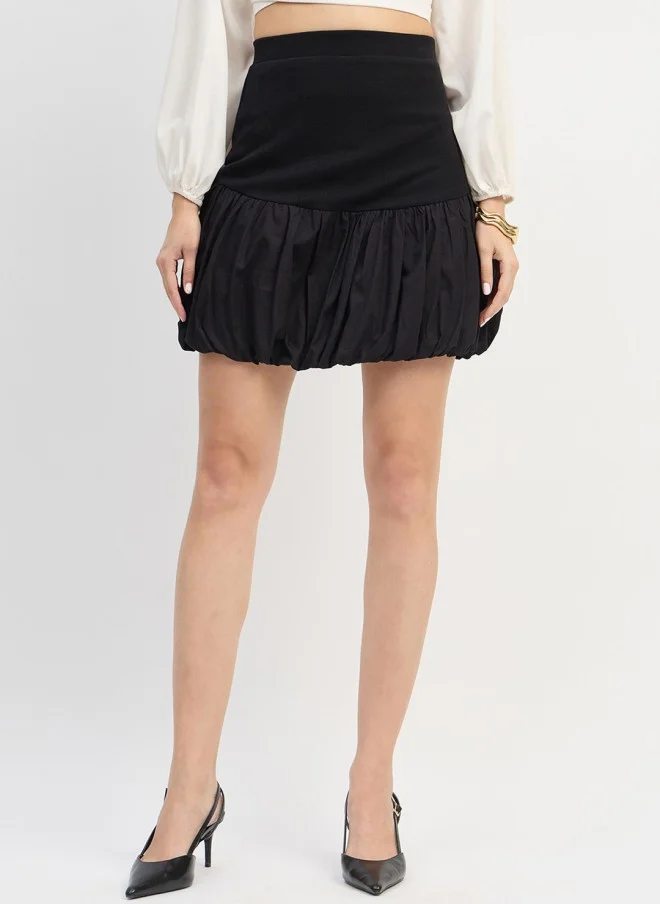 SASSAFRAS Balloon Mini Skirt for Women