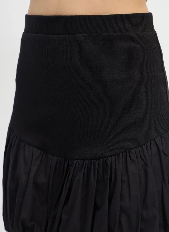 SASSAFRAS Balloon Mini Skirt for Women
