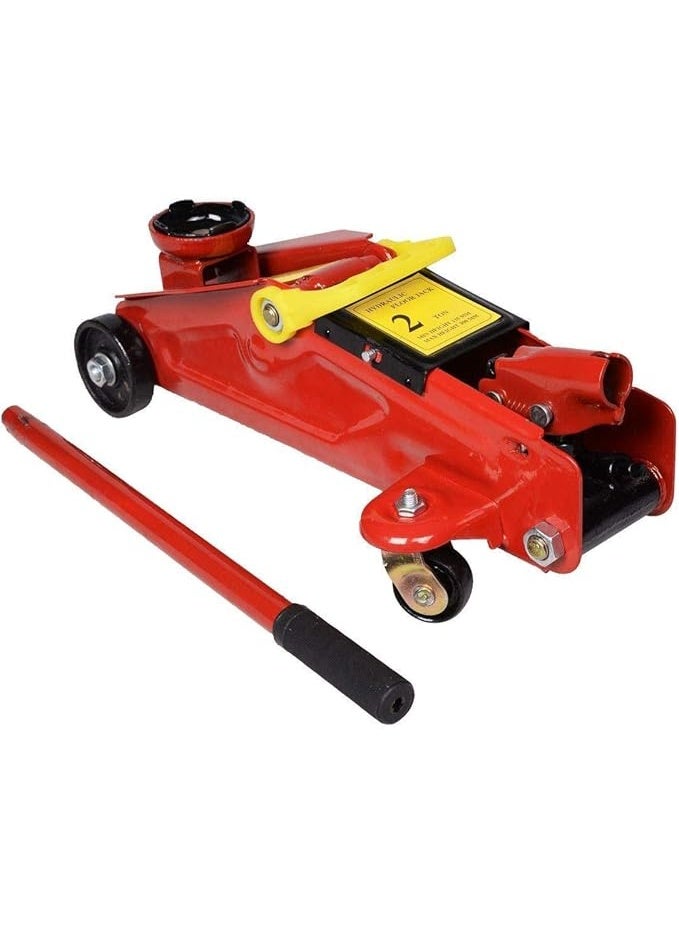Hydraulic Floor Jack - Professional Trolley Jack for Cars - High Capacity Heavy-Duty Manual Lift for Emergency Tire Change