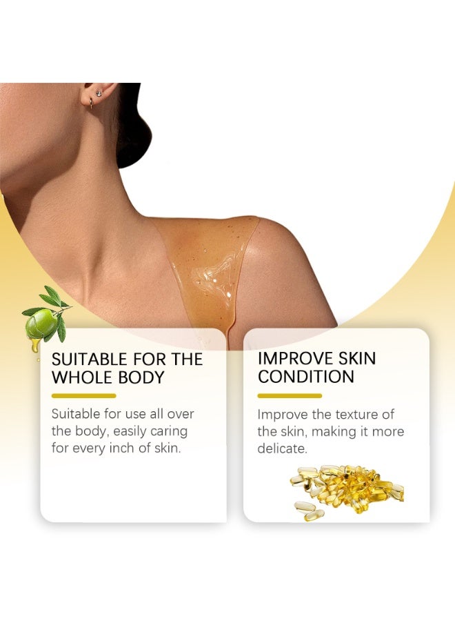 إيلهو زيت فيتامين E العضوي من للبشرة، مرطب طبيعي للوجه والجسم مع زيت الخروع، سيروم مغذي للشعر والأظافر وبشرة متألقة. - Image 3