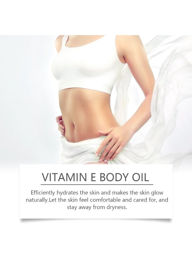 إيلهو زيت فيتامين E العضوي من للبشرة، مرطب طبيعي للوجه والجسم مع زيت الخروع، سيروم مغذي للشعر والأظافر وبشرة متألقة. - Image 4