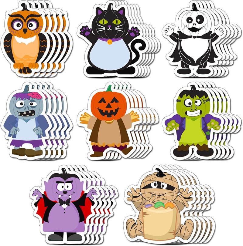 Pajean 800 Sheets Halloween Sticky Notes 40 Pads Spooky Fun Pumpkin Ghost Cat Weird Aesthetic for Office Supplies Kids Gift Party Decoration Favor 315 x inches - Image 1
