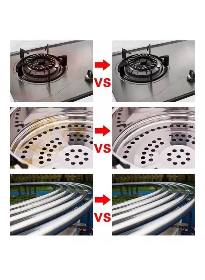 All-Purpose Cleaning Paste (500g) - Heavy Duty Rust & Grease Remover - Stainless Steel & Metal Polish - Non-Toxic Formula - Image 5