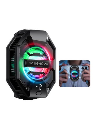Phone Cooler for Gaming, 27W iPhone Cooling Fan with RGB LED Semiconductor Heatsink Cooling Case Enfriador para Celular, for iPhone/Android Phone Gaming, Live Streaming, AI Smartphone Temperature - pzsku/ZF9073078BC35BF8E02B5Z/45/1745549196/a2629841-a9f7-4757-89f3-bf70310baf9e