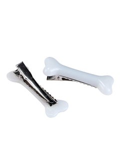 BinaryABC Inaryabc White Dog Bone Hair Clips Hairpins Barrette Halloween Cosplay Party Accessories 10Pcs  - Image 3