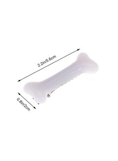BinaryABC Inaryabc White Dog Bone Hair Clips Hairpins Barrette Halloween Cosplay Party Accessories 10Pcs  - Image 4