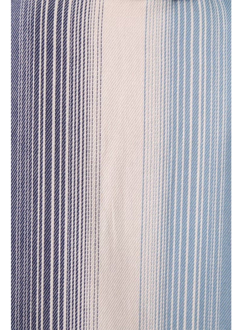 Touche Natural Texture Striped Shirt - Image 5