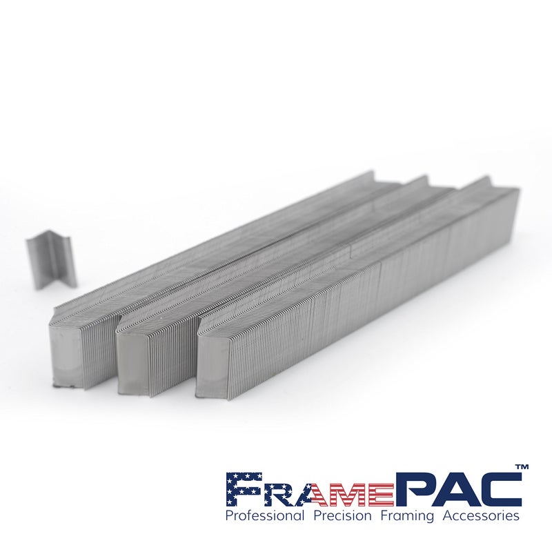 FramePac V Nails for Hardwood Picture Frames - 15mm (9/16 Inch) - [2000 V-Nail Pack  Stacked] - AMP - Ultra Strong Vnail Wedges for Picture Framing - Joining Picture Frame Corners - Image 3
