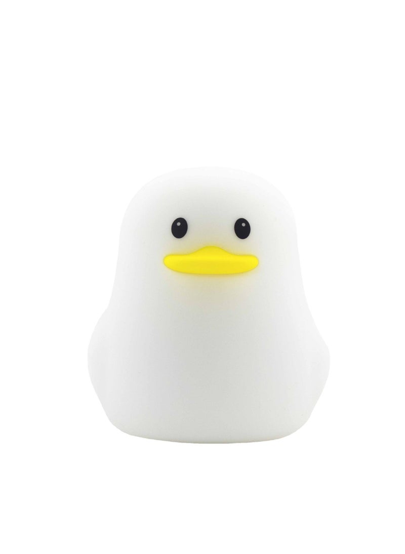 Silicone night light, duckling, USB charging induction sleeping light, bedside night light, children's gift - Image 5