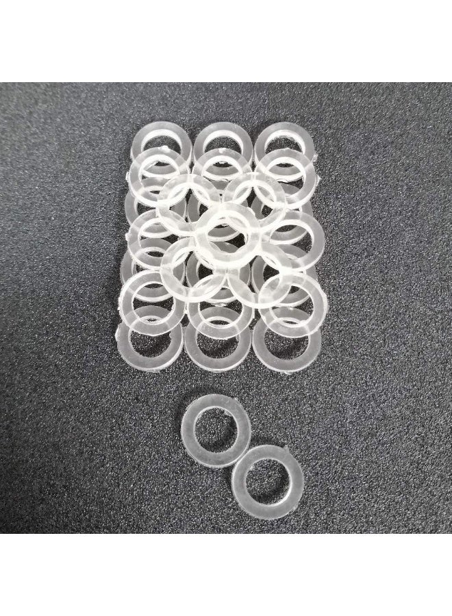 Royal Apex Bidet Shattaf Nylon Rubber Washer Circular Round Gasket Ring For Bathroom Shower Tap And Plumbing Etc Pack Of 50 3/4 Inch - Image 1
