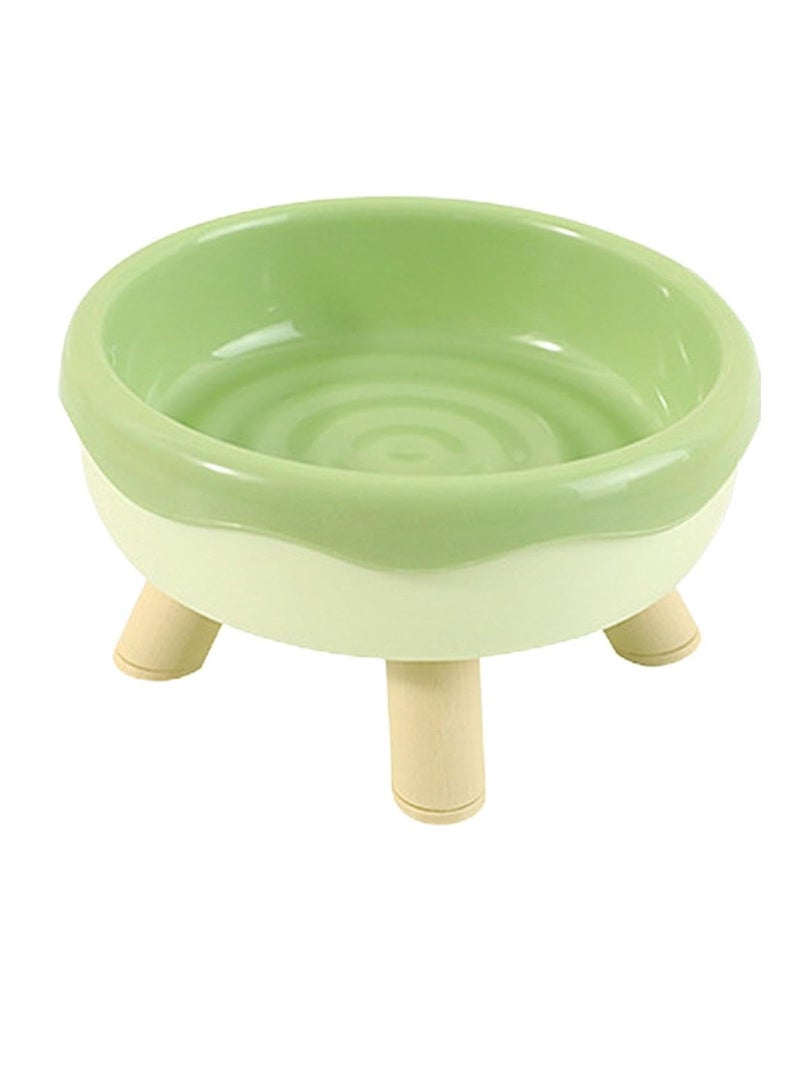 Elevated Pet Bowl for Food and Water, Non-Slip Cat Dish, Donut-Shaped Design, Eco-Friendly Material, Easy to Clean - Image 1