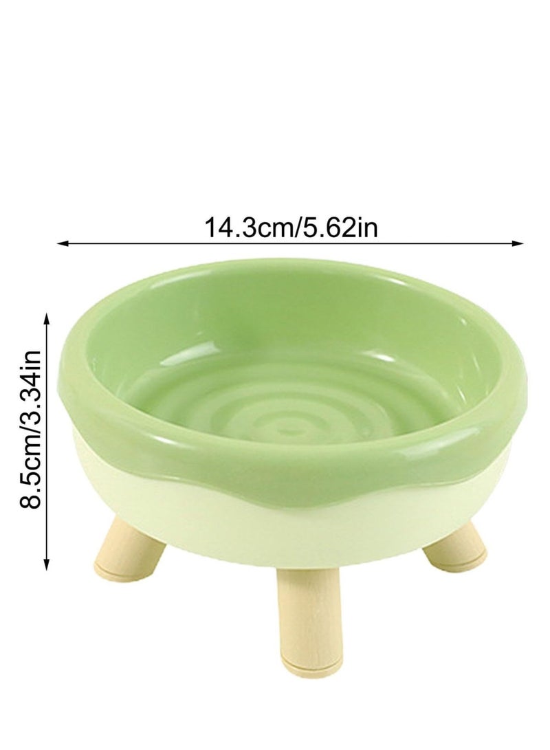 Elevated Pet Bowl for Food and Water, Non-Slip Cat Dish, Donut-Shaped Design, Eco-Friendly Material, Easy to Clean - Image 2