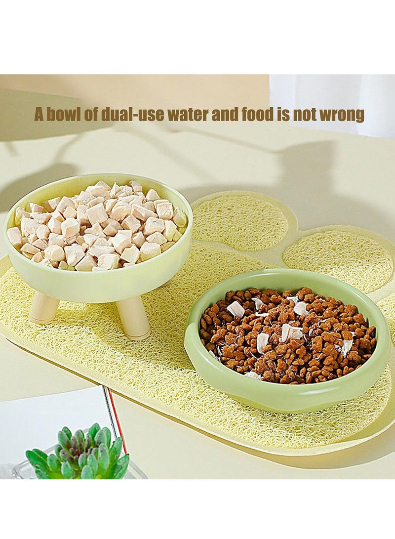 Elevated Pet Bowl for Food and Water, Non-Slip Cat Dish, Donut-Shaped Design, Eco-Friendly Material, Easy to Clean - Image 4