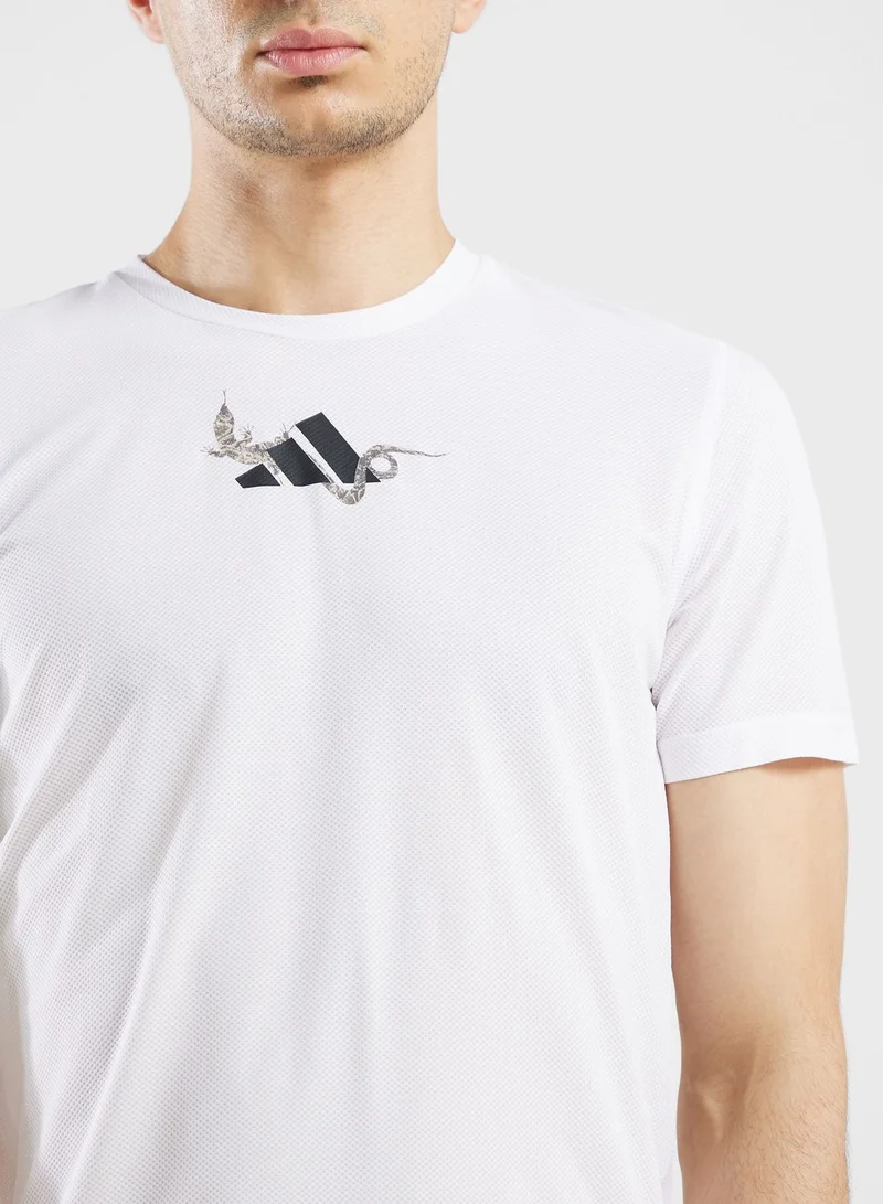 Adidas Hyper Reptile Graphic T-Shirt