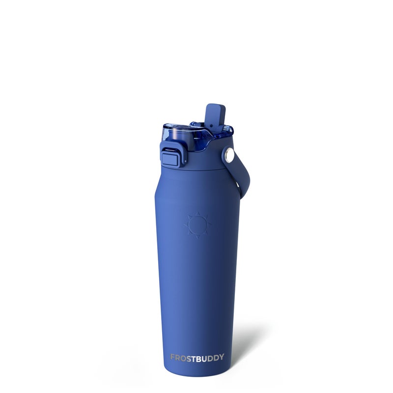 Frost Buddy 24oz Insulated Water Bottle with Straw & Chug Lid | Leak-Proof Stainless Steel | 24-Hours Cold | Sweat-Proof, Cup Holder Friendly | Ideal for Gym, Travel, Sports & Everyday Hydration - Image 1