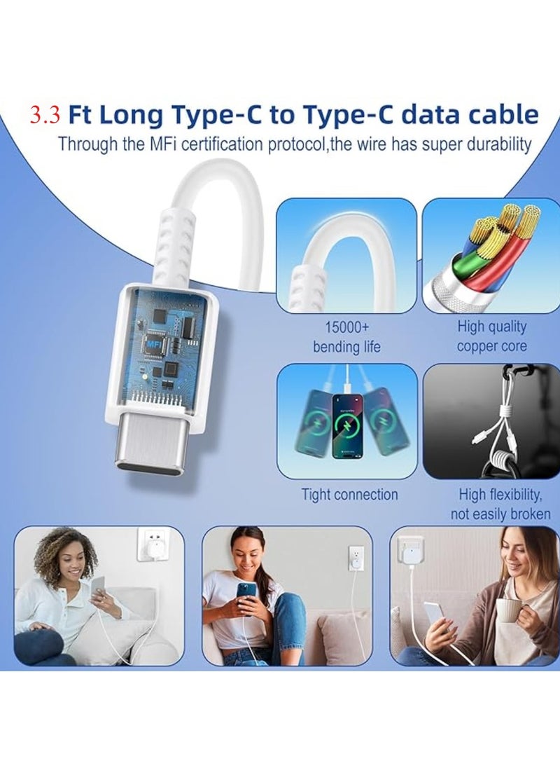 keloray - iPad Charger Cable and Plug Apple iPad Fast Charging Lightning Lead and Plug C for iPad Pro 12.9 11 2nd 3rd 4th 5th 6th Generation/Air 2 3rd 4th 5th/Mini 2 3 4 5 6/iPad 4th 5th 6th 7th 8th 9th 10th - Image 1