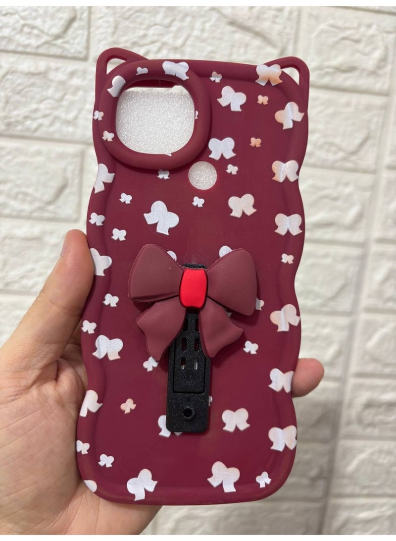 Back Cover With a Bow  Compatible With Phone Realme C21Y / C25Y - Image 2