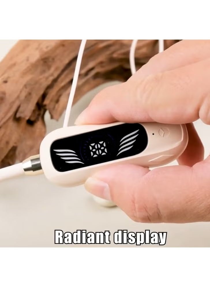 modio MZ700 Wireless Neckband Headphones with 35-Hour Playtime, Super Bass Sound Quality, TF Card Support, Button Control, Lightweight and Comfortable Design, Long Battery Life, High-Fidelity Audio Experience – Perfect for Music, Calls, and Travel – Black - Image 3