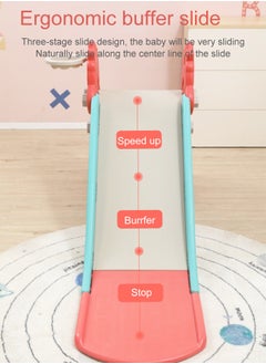 JSAITOYS Safe Indoor Playground Small Slide Children's Plastics Sliding Toys For Kindergarten  - Image 2