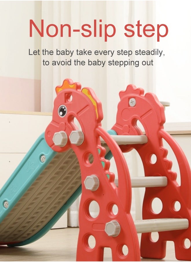 JSAITOYS Safe Indoor Playground Small Slide Children's Plastics Sliding Toys For Kindergarten  - Image 4