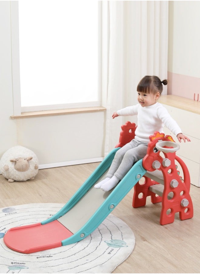 JSAITOYS Safe Indoor Playground Small Slide Children's Plastics Sliding Toys For Kindergarten  - Image 1