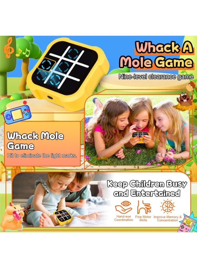 MAGIC VAULT 4-in-1 Electronic Tic Tac Toe Bolt Game – XO Puzzle, Whack-a-Mole, Memory Flash & 2-Player Handheld Toy - Image 2