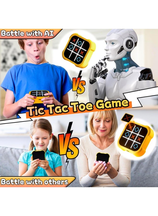 MAGIC VAULT 4-in-1 Electronic Tic Tac Toe Bolt Game – XO Puzzle, Whack-a-Mole, Memory Flash & 2-Player Handheld Toy - Image 4
