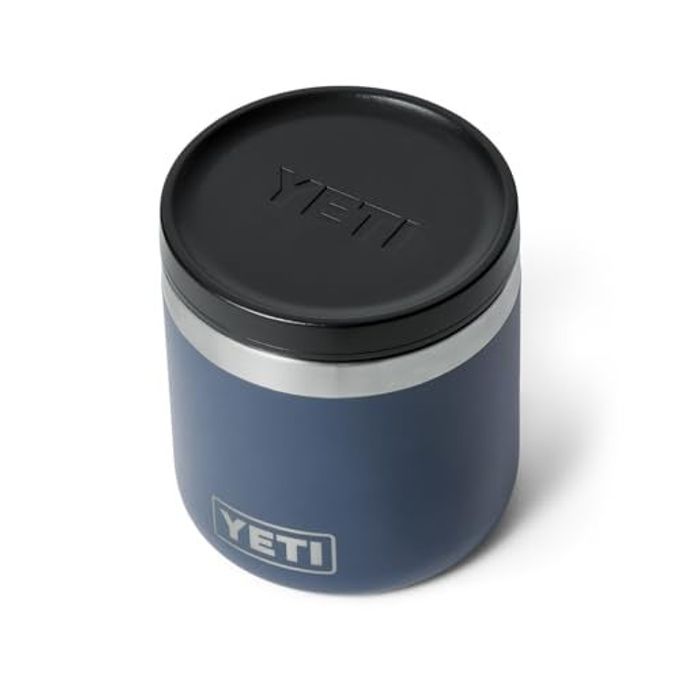 YETI Rambler 8 oz Food Jar, Vacuum Insulated, Stainless Steel, With Airtight Lid, Navy