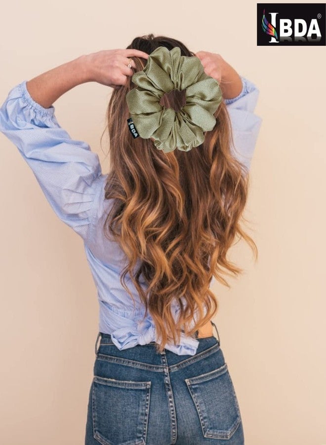 IBDA ربطات شعر حريرية ذهبية وفضية من إيبدا، مصنوعة يدويًا، قابلة للتعديل. - Image 2