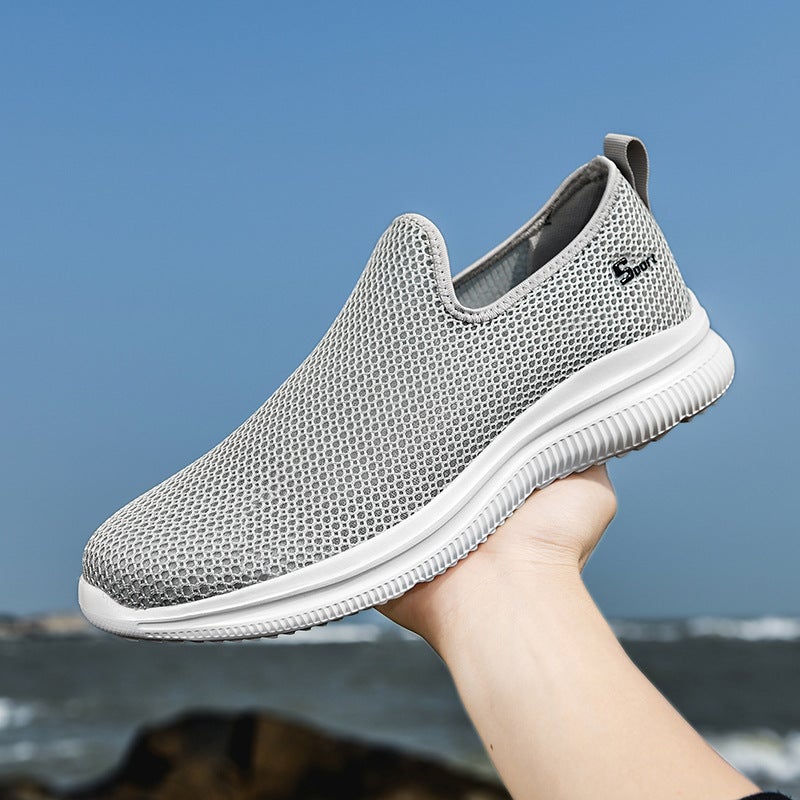Couple Shoes Outdoor Shuoxi Shoes Slip-On Breathable Versatile Casual Shoes Lightweight Wear-Resistant Beach Mesh Shoes - Image 2