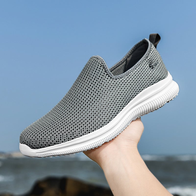 Couple Shoes Outdoor Shuoxi Shoes Slip-On Breathable Versatile Casual Shoes Lightweight Wear-Resistant Beach Mesh Shoes - Image 3