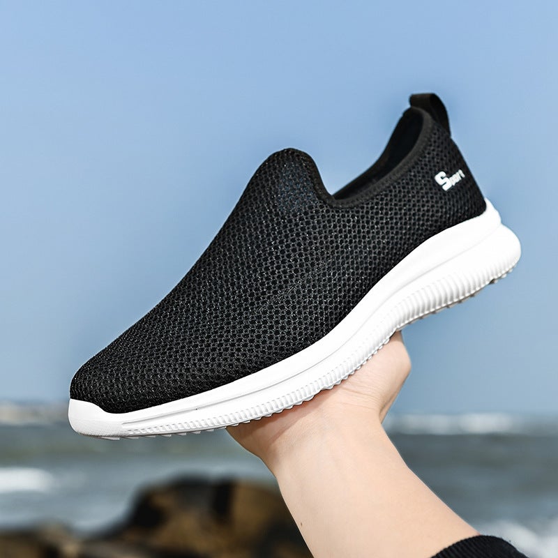 Couple Shoes Outdoor Shuoxi Shoes Slip-On Breathable Versatile Casual Shoes Lightweight Wear-Resistant Beach Mesh Shoes - Image 4