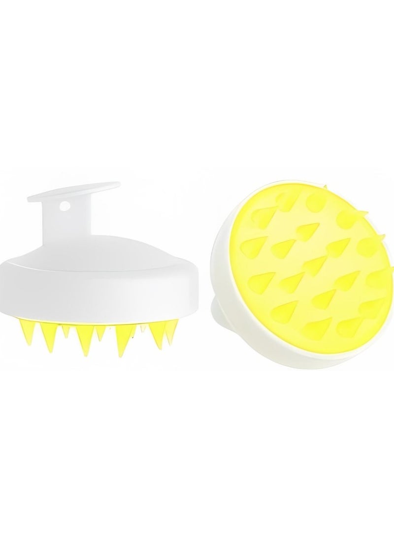 فرشاة شامبو لتدليك فروة الرأس متعدد الألوان - Image 4