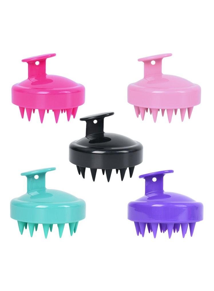 فرشاة شامبو لتدليك فروة الرأس متعدد الألوان - Image 2
