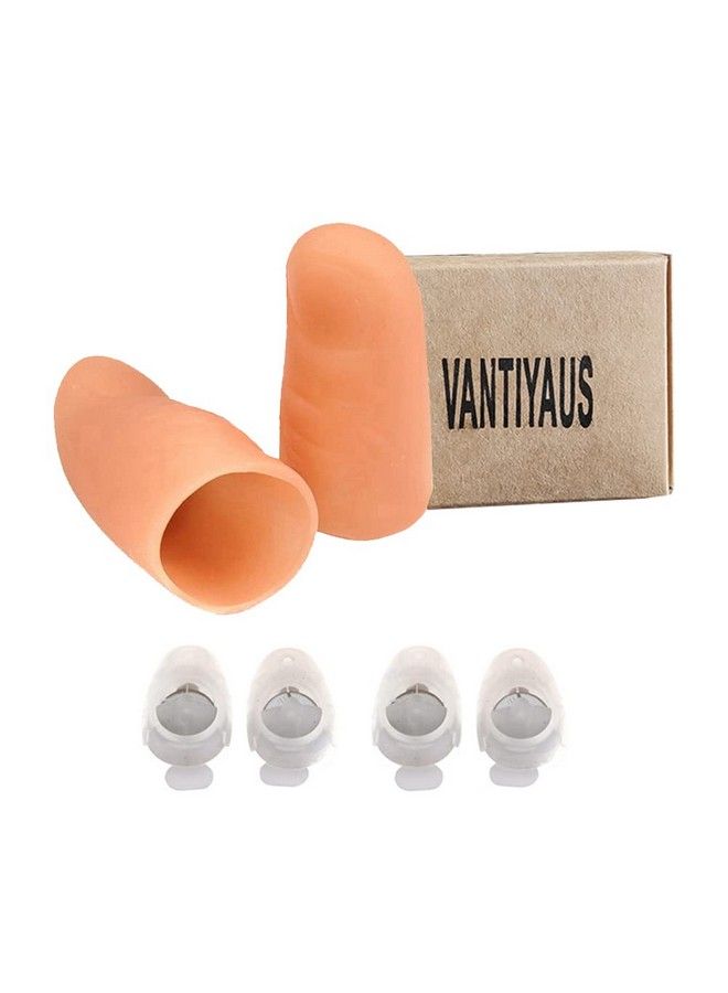 VANTIYAUS 4 X Finger Thumbs Magic Prop Party Bar Show Perform Lamp Red - Image 1