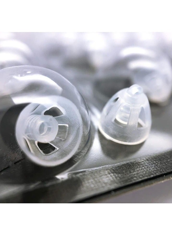 Tingoton Tingoton Hearing Aid Domes for Oticon MiniFit Open Vent Bass Domes: 3 Packs (10mm),Universal Domes for Oticon Hearing Aid Supplies  - Image 4