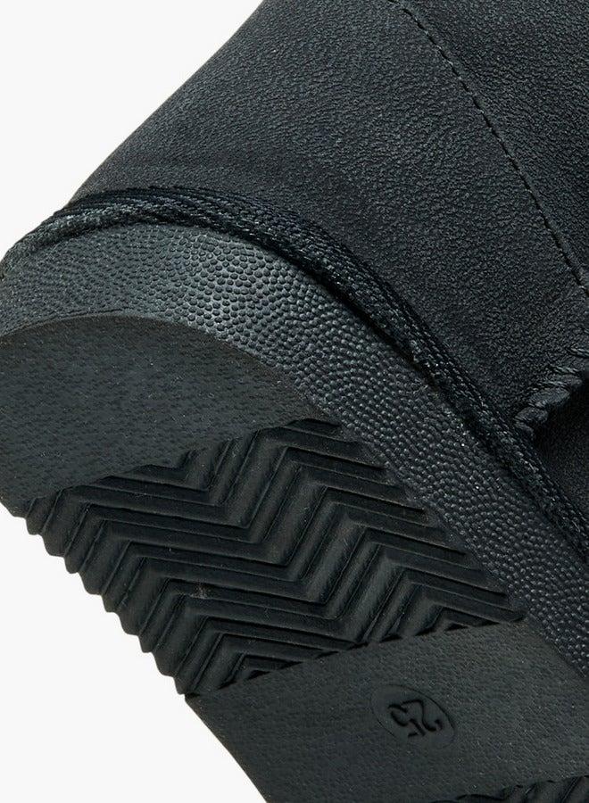 Flora Bella By Shoexpress Pom Pom Accent Ankle Boots with Zip Closure - Image 5