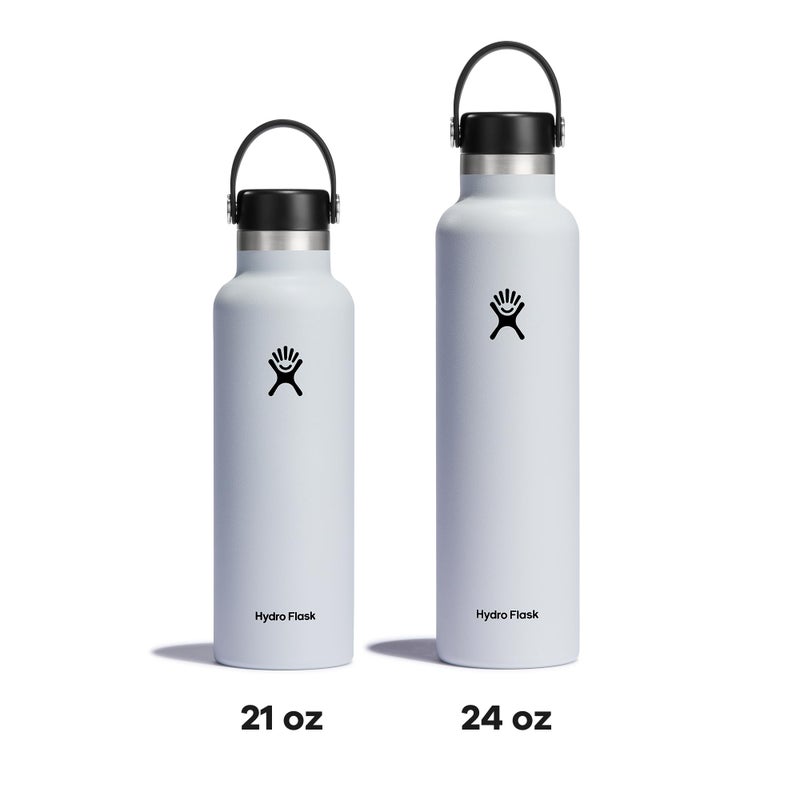 Hydro Flask Water Bottle - Insulated Stainless Steel - Non Spill, Leakproof in 24 Oz White - Image 5