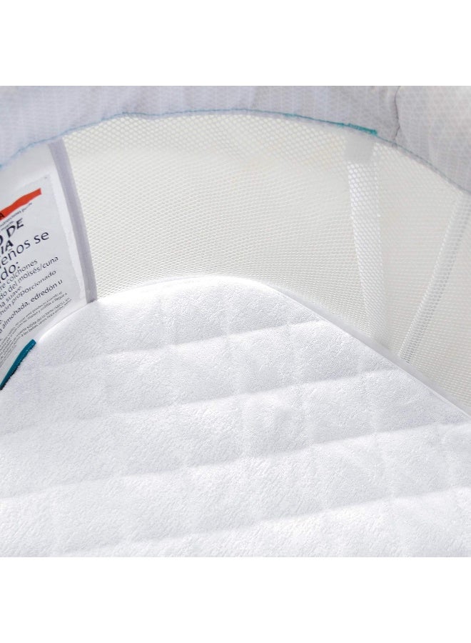 Biloban Bassinet Mattress Pad Cover Compatible With Halo Bassinet Swivel, Glide, Premiere And Luxe Series Sleeper, Waterproof Mattress Protector, 2 Pack, Ultra Soft Bamboo Sleep Surface  - Image 2