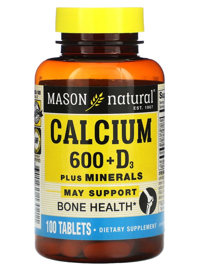 Calcium 600 + Vitamin D3 100 Tablets