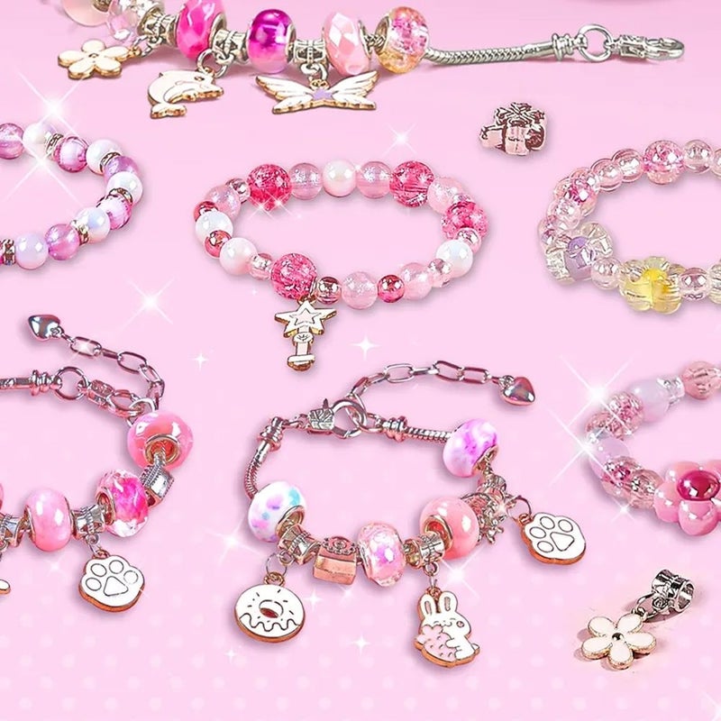 صندوق علي شكل حقيبة محمولة لصناعة الأسورة و السلاسل بالخرز - 7107 - Image 4