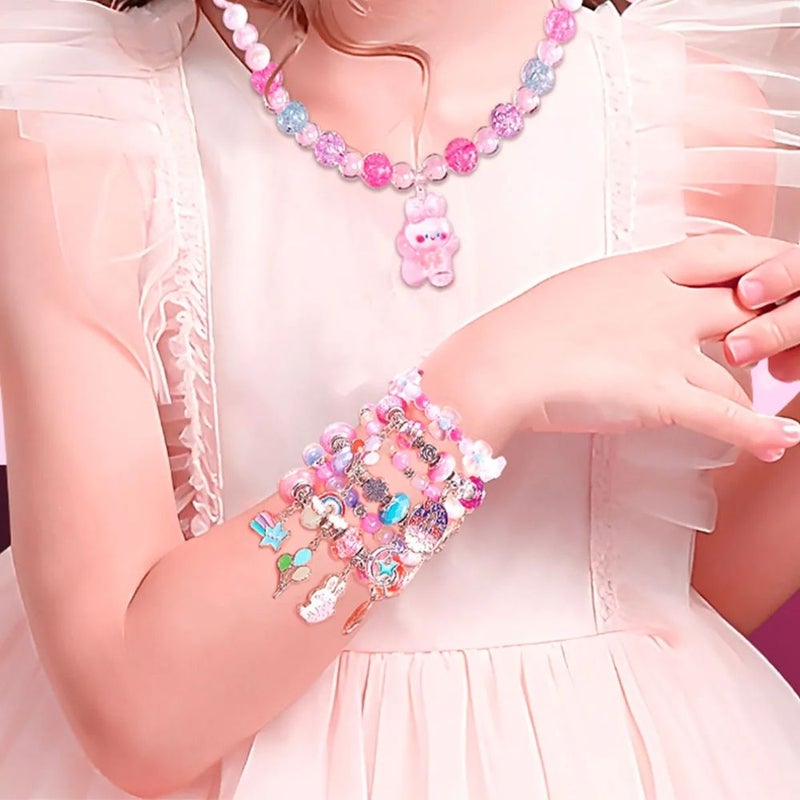 صندوق علي شكل حقيبة محمولة لصناعة الأسورة و السلاسل بالخرز - 7107 - Image 5