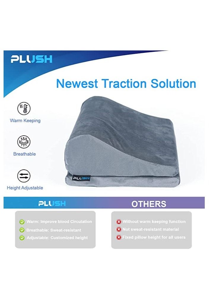 Plush Creative Planet PLUSH Neck and Back Stretcher Relaxer for Headache Relief Cervical Traction Pillow  - Image 4