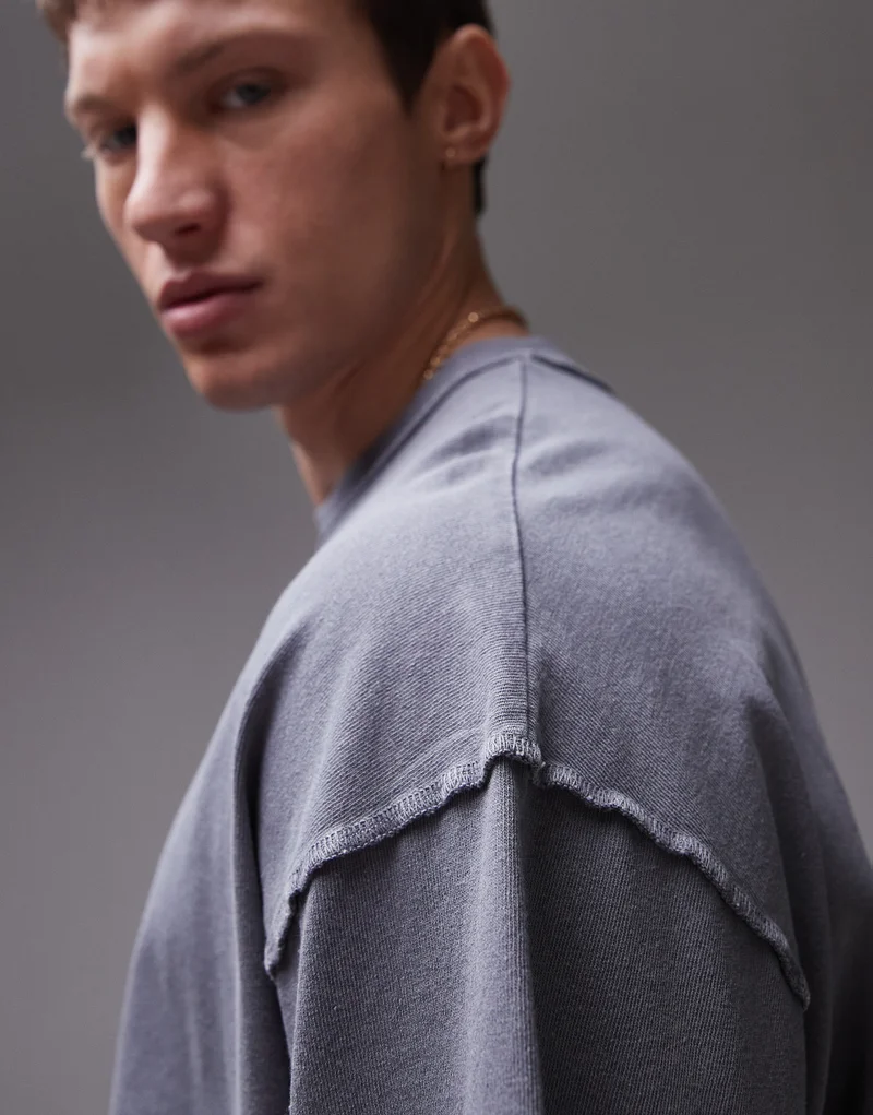 TOPMAN Crew Neck Short Sleeve T-Shirt