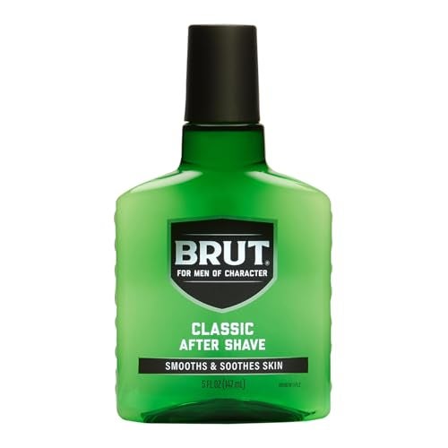 Brut Classic After Shave for Men Absorbs Quickly to Clean and Tone Skin for a Refreshing Feel Mens Aftershave with Iconic Masculine Scent 5 oz