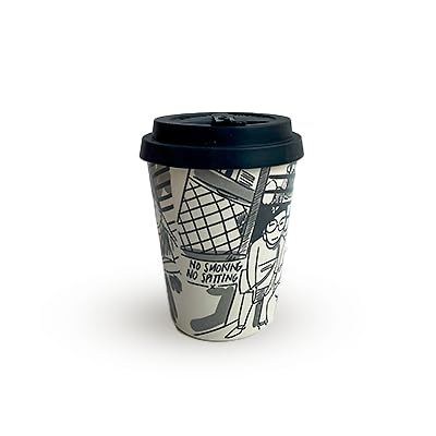QWIRK Mumbai Local EcoFriendly Bamboo Coffee Cup Fun Designs Durable TravelReady - Image 2