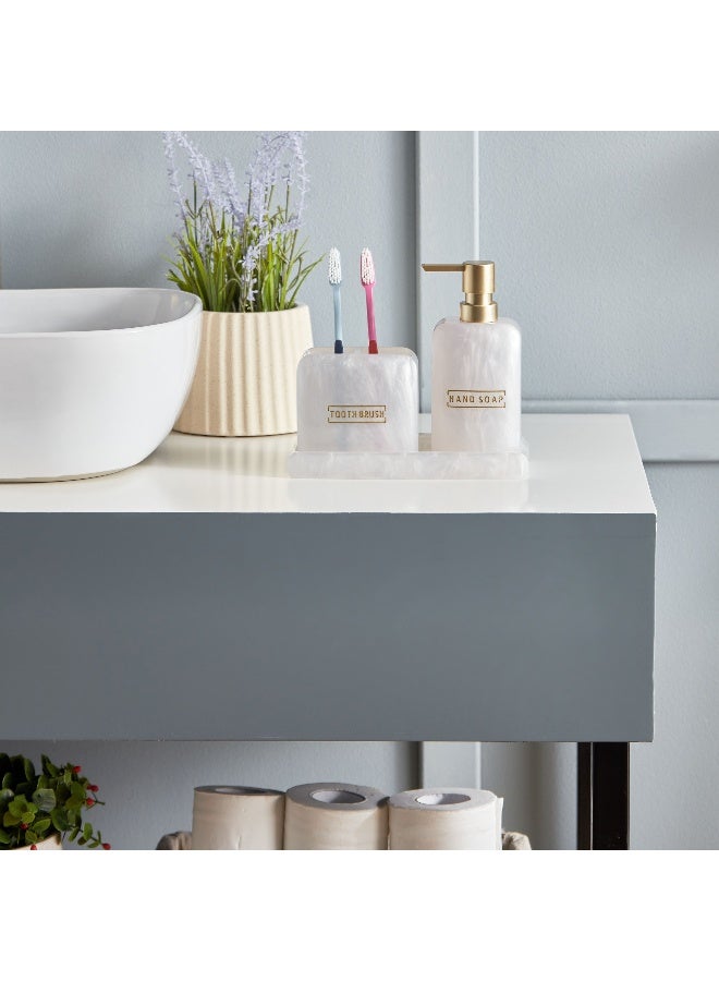 Home Box موزع صابون أوريون من البولي ريزين 7.8 × 18.3 × 6 سم - Image 4